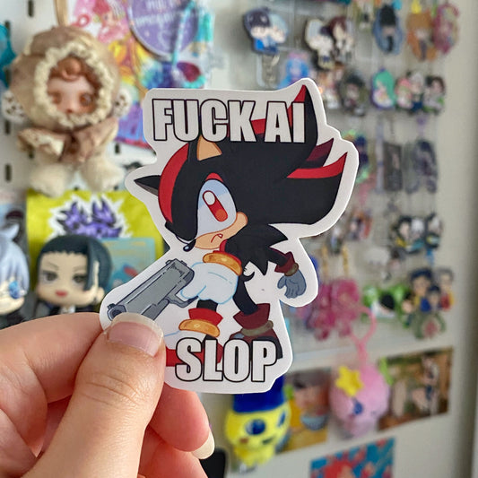 Fuck AI Slop Sticker