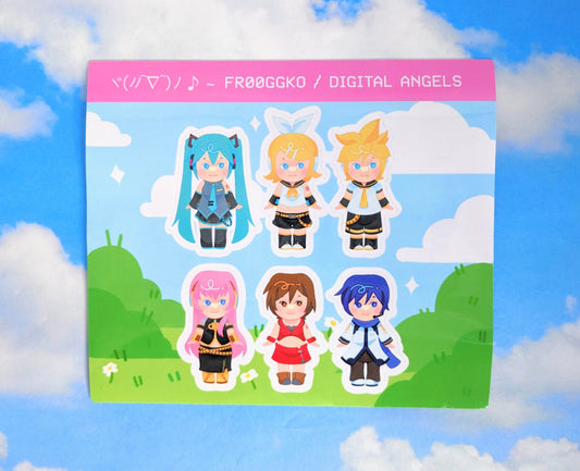 Digital Angels Sticker Sheet