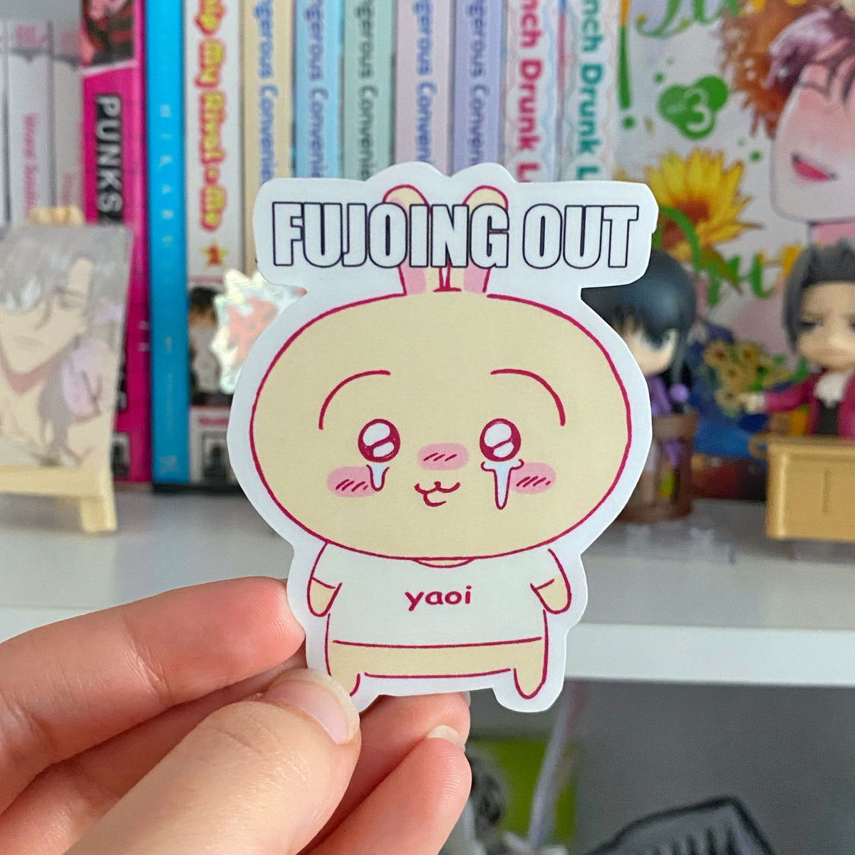 Fujoing Out Sticker