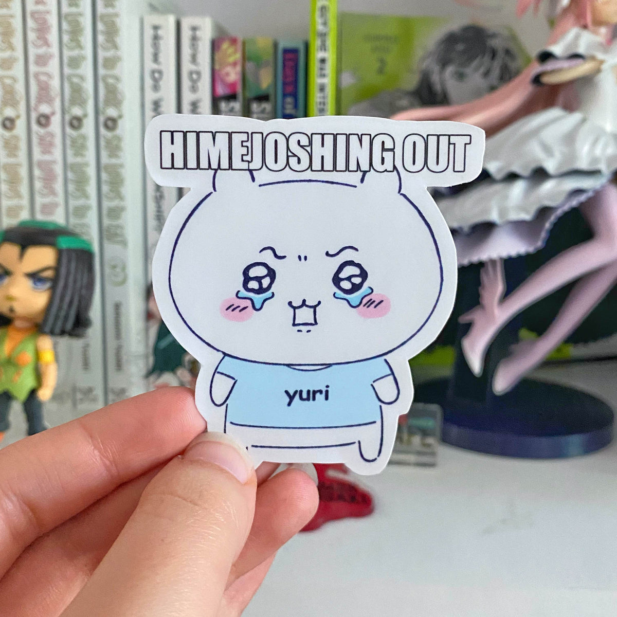 Himejoshing Out Sticker