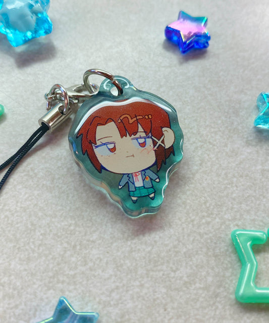 3cm Glitter Epoxy Serial Experiments Lain Phone Charm